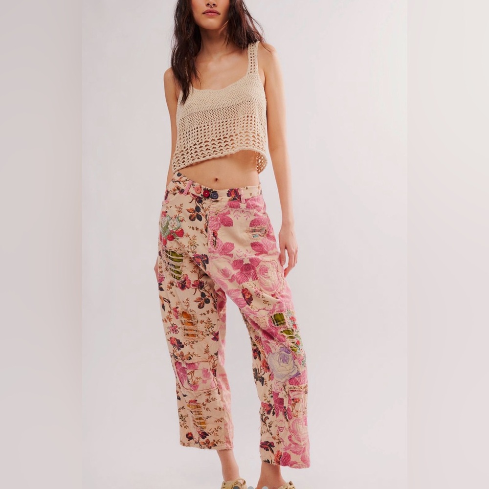 Magnolia Pearl Strawberry Fields Miner Pants Sold Out One Size